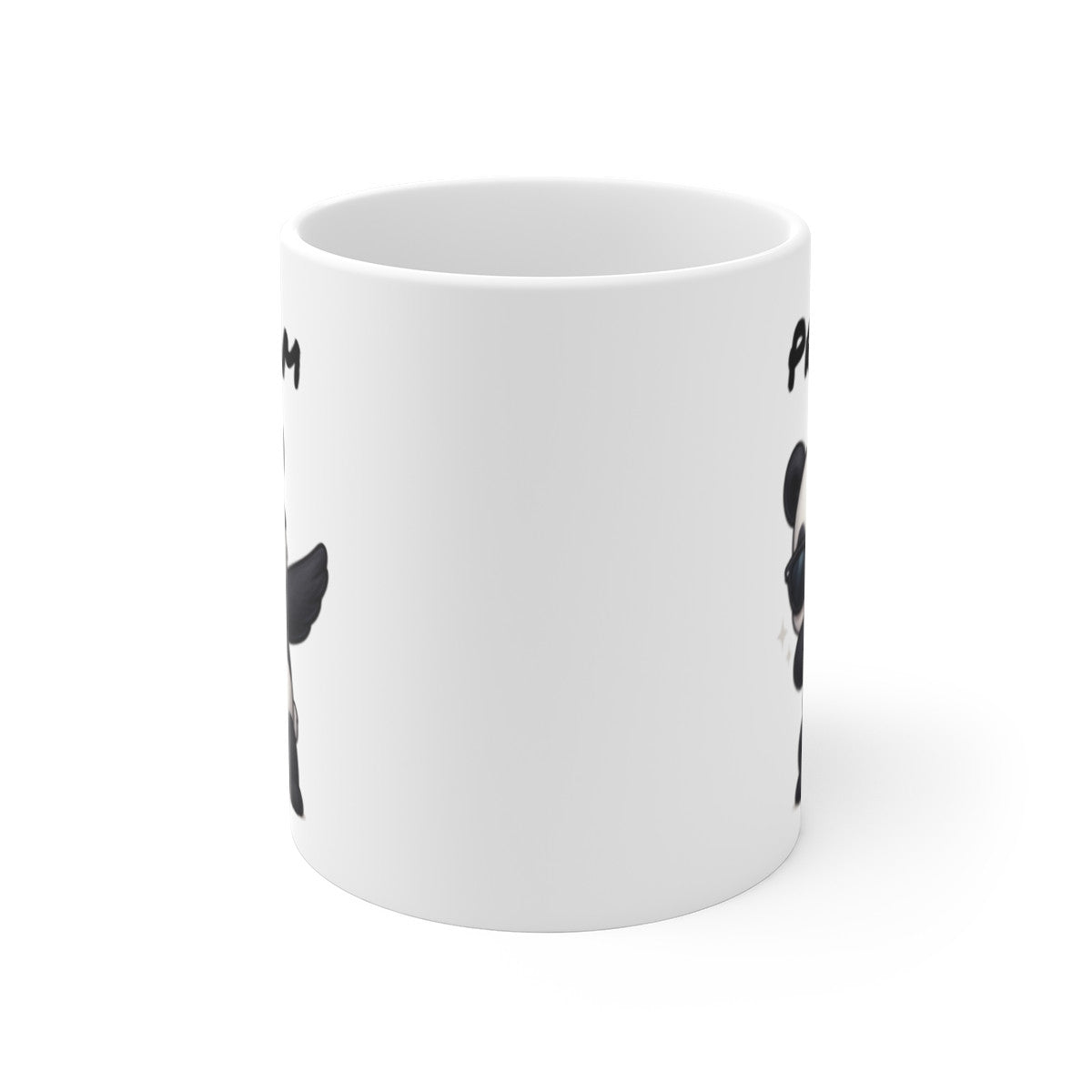 Mug Personnalisé Panda qui Dab – Illustration Mignonne avec Prénom – Cadeau Fun et Original
