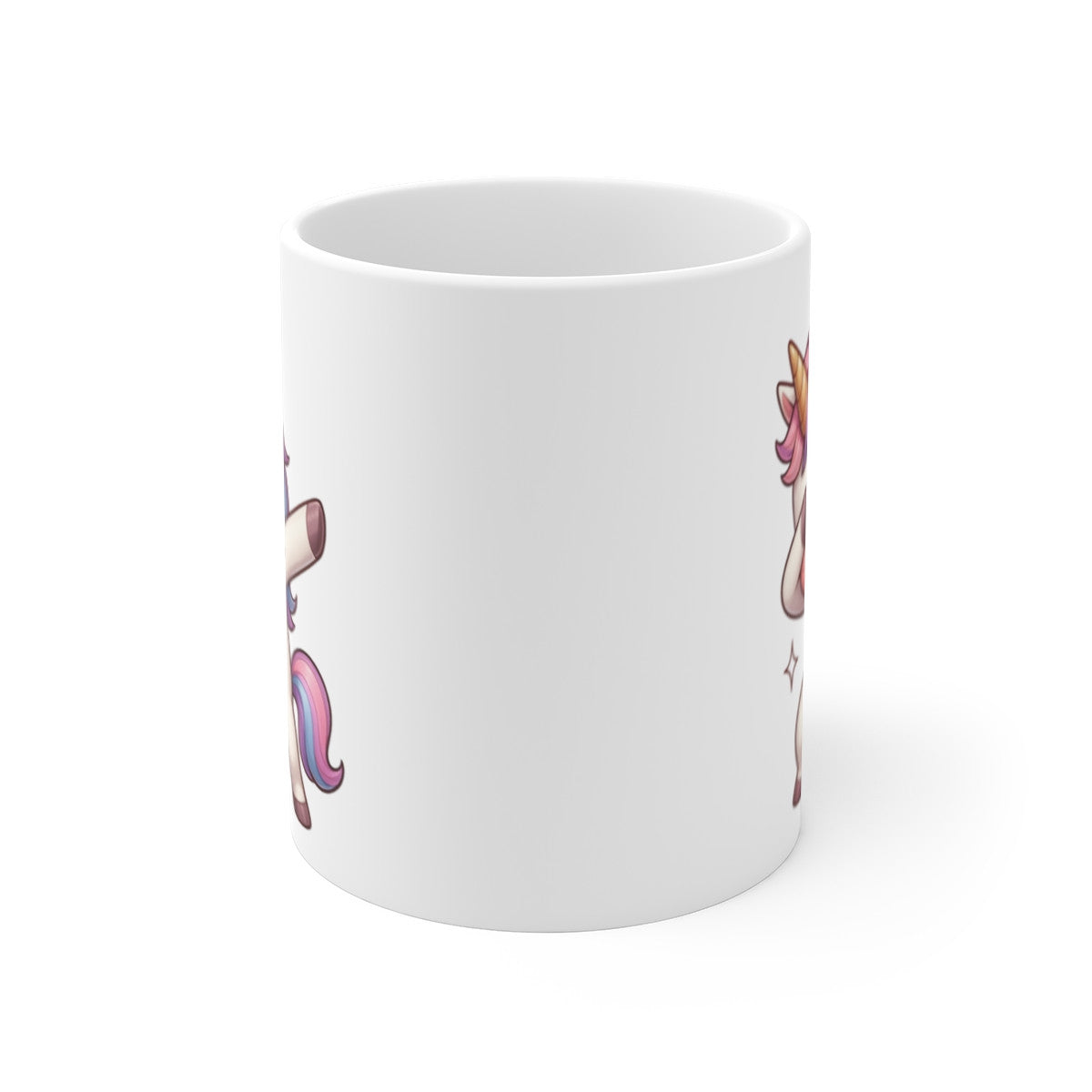Mug Licorne qui Dab – Illustration Féérique et Amusante – Cadeau Magique et Original