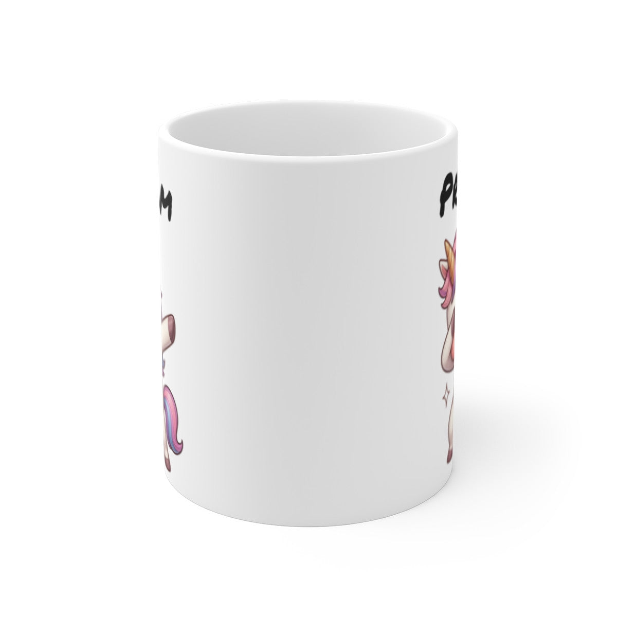 Tasse Personnalisée Licorne Dab – Mug Prénom Fille Kawaii Féérique Arc-en-Ciel Cadeau Original 325ml