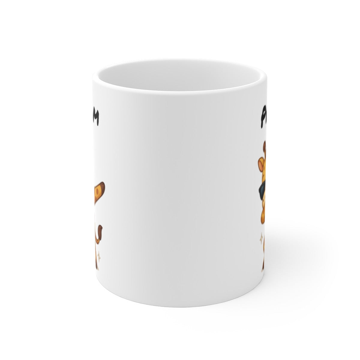 Tasse Personnalisée Girafe Dab – Mug Prénom Mignon Animal Savane Lunettes Cadeau Original 325ml