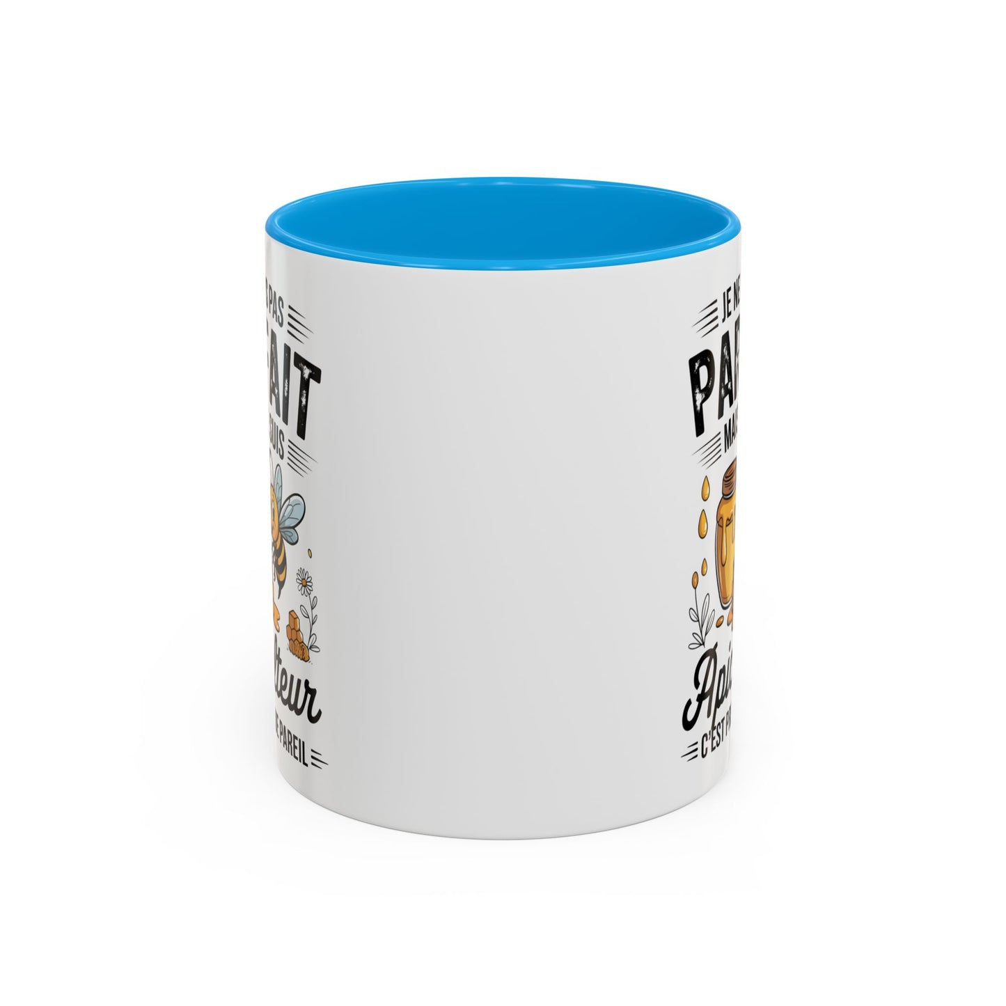 Tasse Je Ne Suis Pas Parfait Mais Je Suis Apiculteur – Mug Humour Abeille et Miel – Cadeau Apiculture Homme Femme 325ml