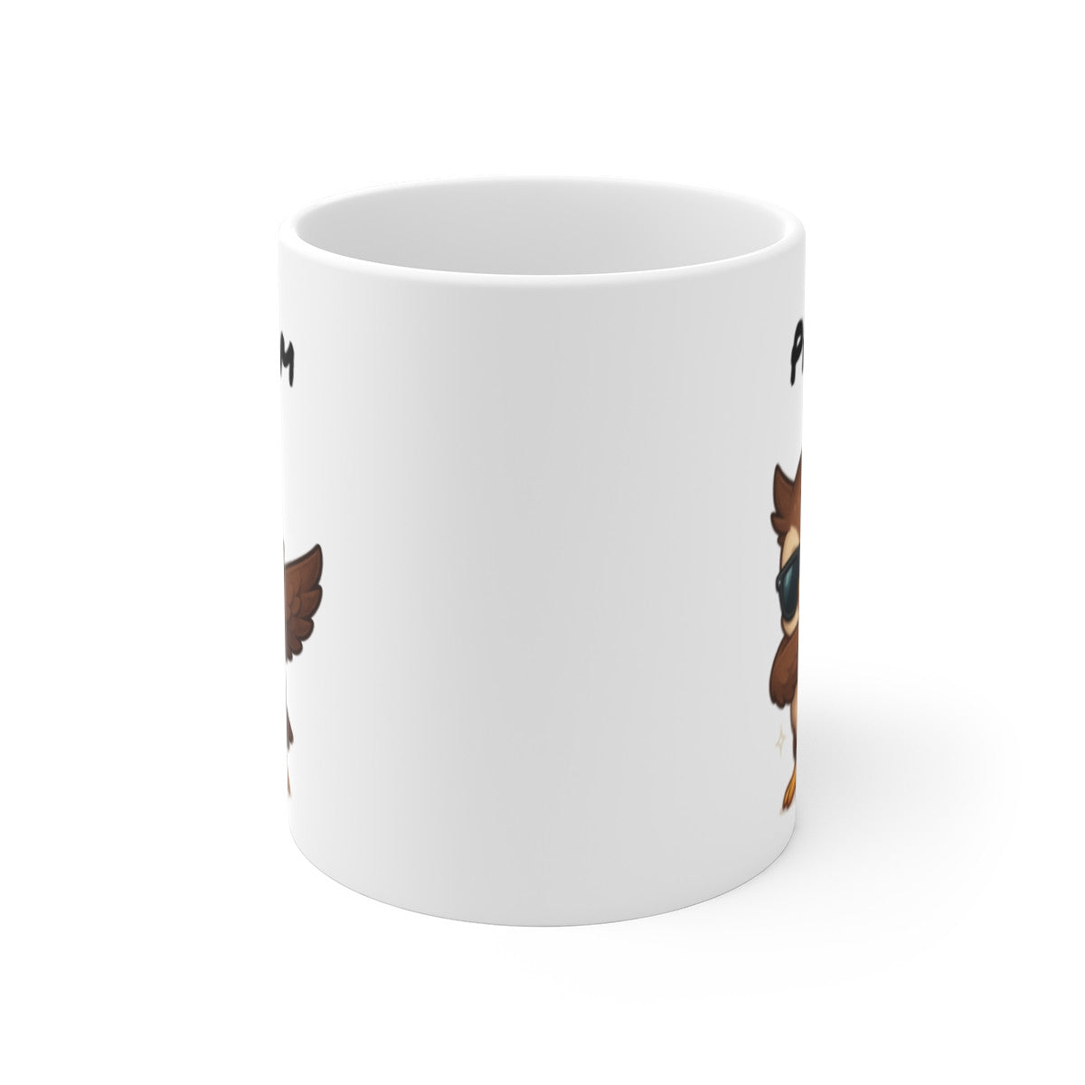 Tasse Hibou Dab Personnalisée – Mug Chouette Drôle avec Prénom – Cadeau Enfant ou Maître/Prof – 325 ml