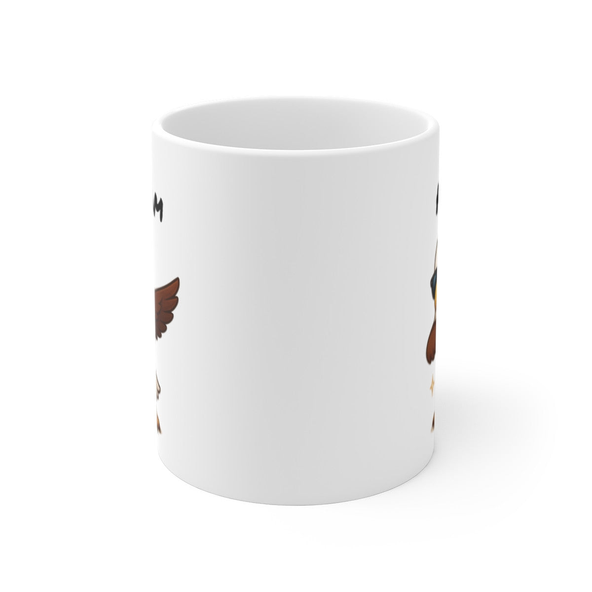 Tasse Aigle Dab avec Prénom – Mug Personnalisé Drôle 325 ml – Idée Cadeau Originale pour Enfants ou Fans d’Aigles