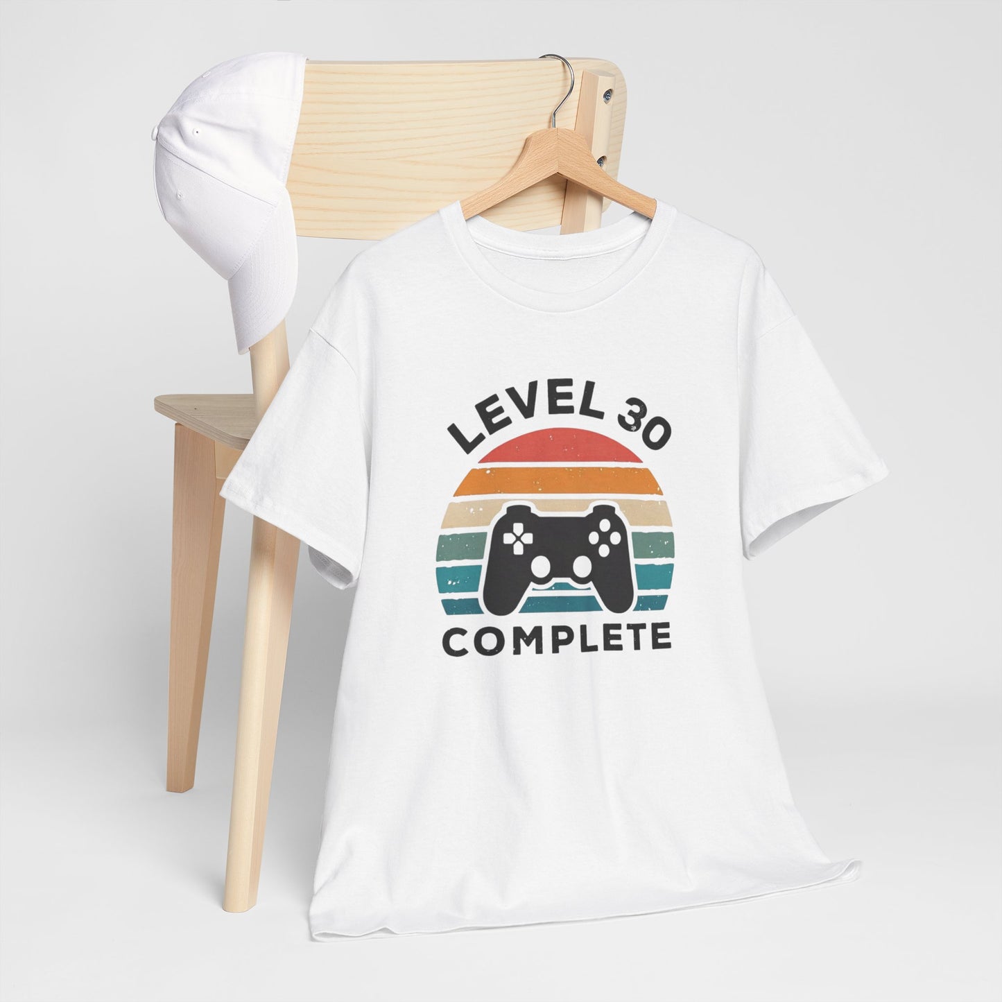 Tee-Shirt 30 Ans Homme et Femme – Cadeau Anniversaire 30ème Gamer Gaming – Idée Cadeau Jeu Vidéo Original pour Passionné de Jeux Vidéo
