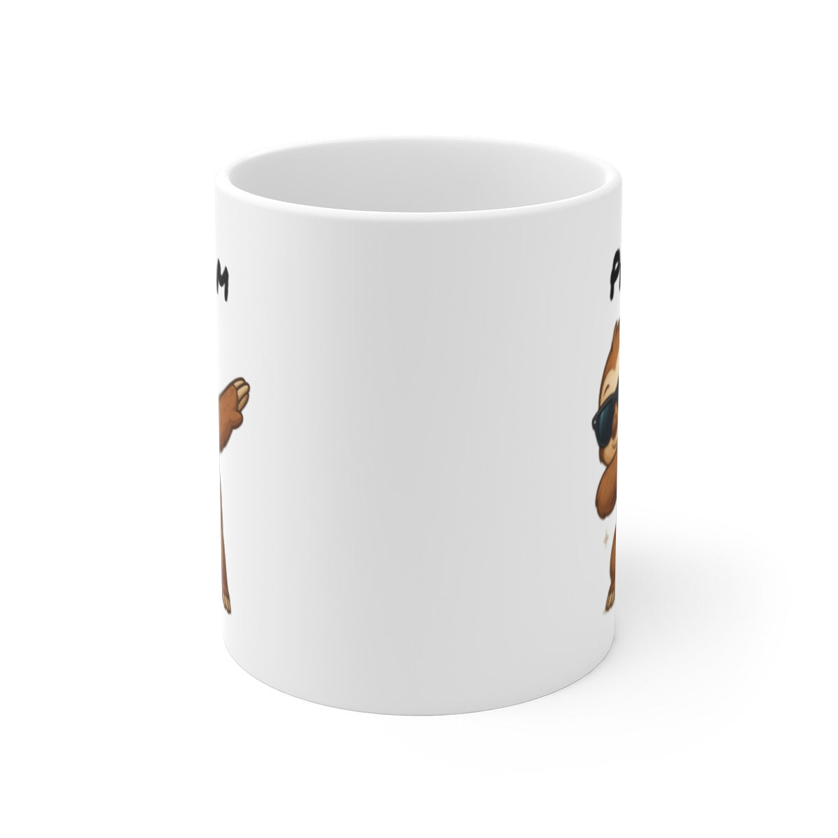 Mug Paresseux Dab Personnalisé – Tasse Fun avec Prénom – Cadeau Original pour Fan d’Animaux Trop Chou
