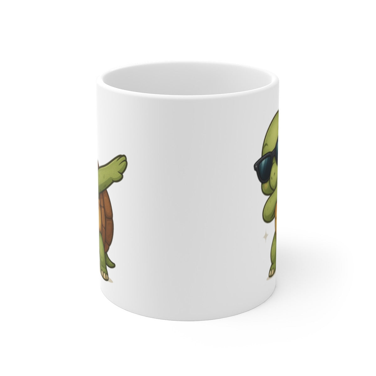 Tasse Tortue qui Dab – Mug Humour Animalier – Cadeau Original pour Enfant ou Adulte Fan de Tortues