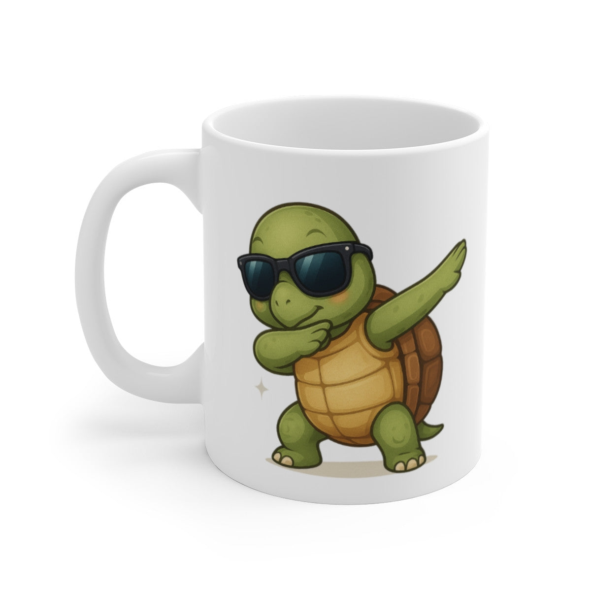 Tasse Tortue qui Dab – Mug Humour Animalier – Cadeau Original pour Enfant ou Adulte Fan de Tortues