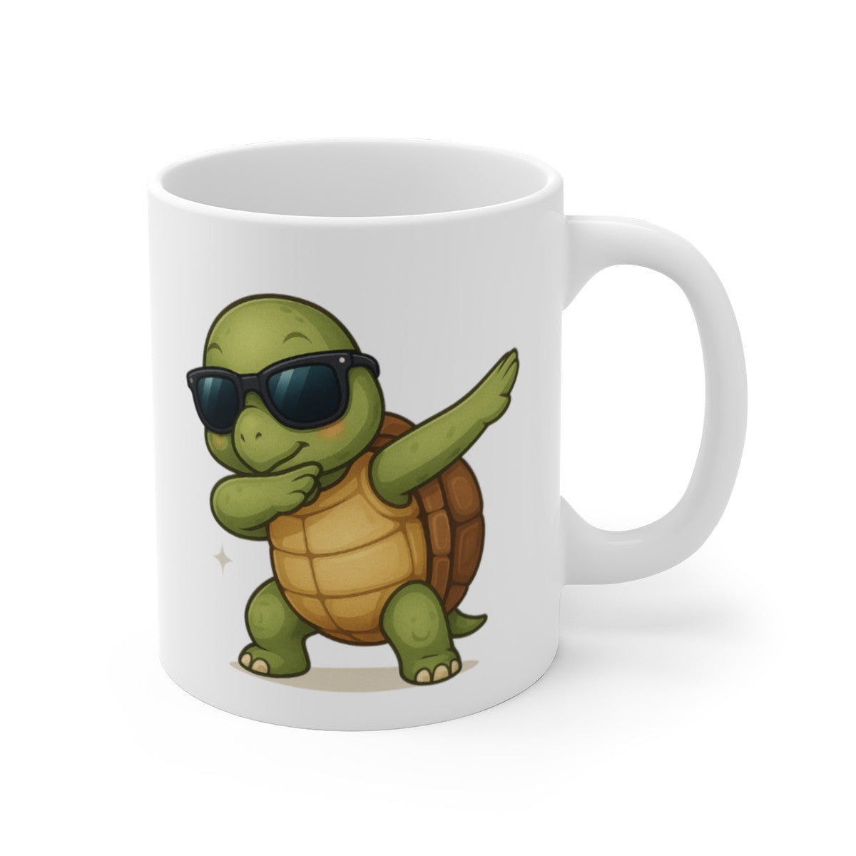 Tasse Tortue qui Dab – Mug Humour Animalier – Cadeau Original pour Enfant ou Adulte Fan de Tortues