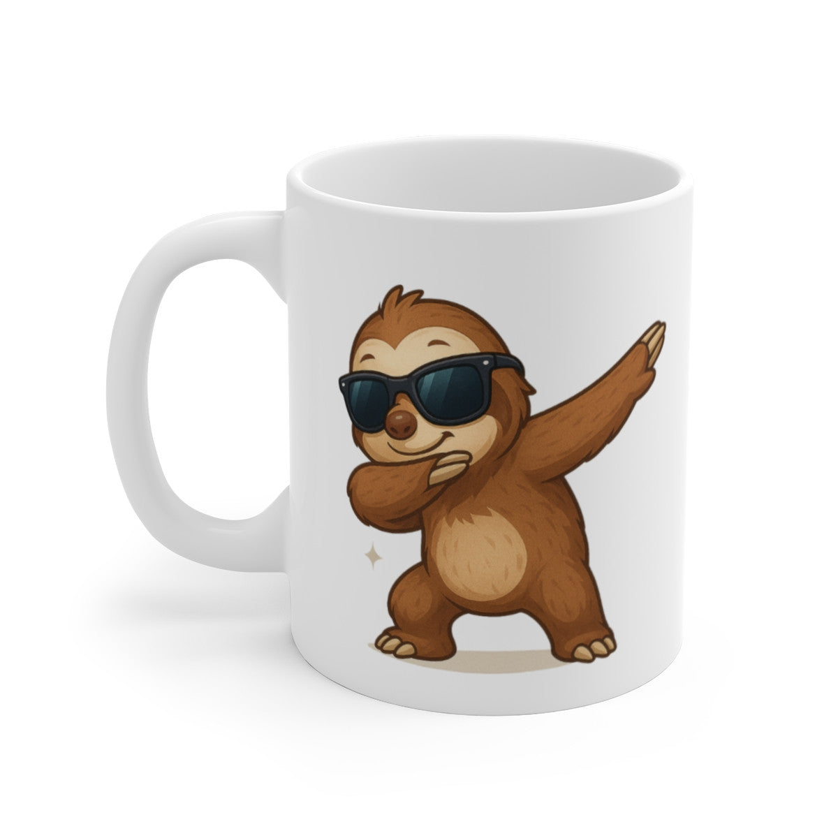 Tasse Paresseux Dab – Mug Humour Animaux Mignons – Cadeau Original pour Enfant, Ado ou Fan de Paresseux