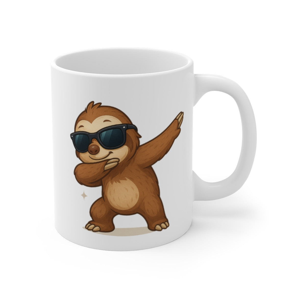 Tasse Paresseux Dab – Mug Humour Animaux Mignons – Cadeau Original pour Enfant, Ado ou Fan de Paresseux