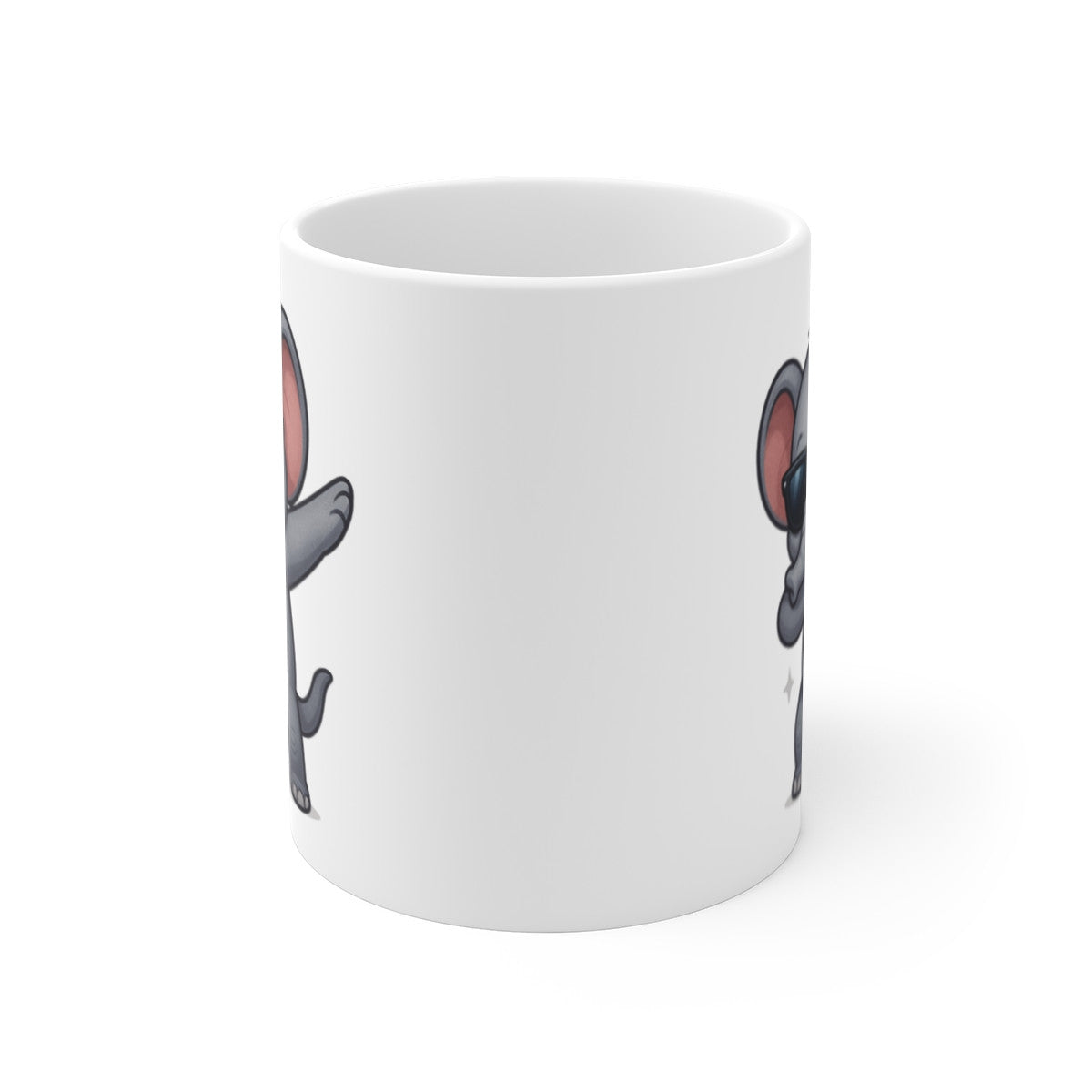 Tasse Éléphant qui Dab – Mug Éléphant Cartoon Drôle – Cadeau Original Enfant, Ado ou Fan d’Animaux