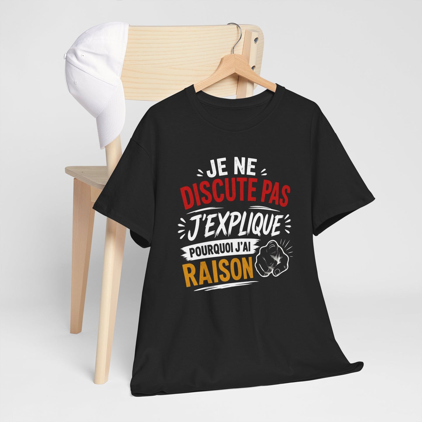 Tee-Shirt Humour Homme et Femme – Citation Drôle Caractère Fort – Cadeau Original Amusant pour Collègue Ami Famille