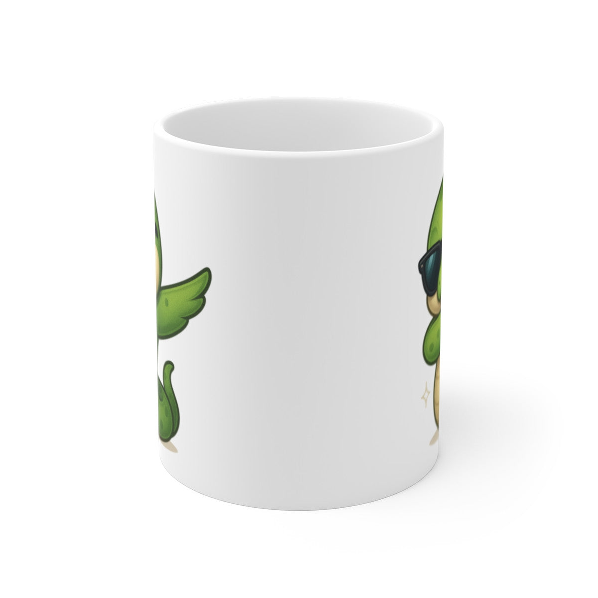 Tasse Serpent Fun – Mug Cartoon avec Serpent Stylé qui Dab – Cadeau Original Fans de Reptiles