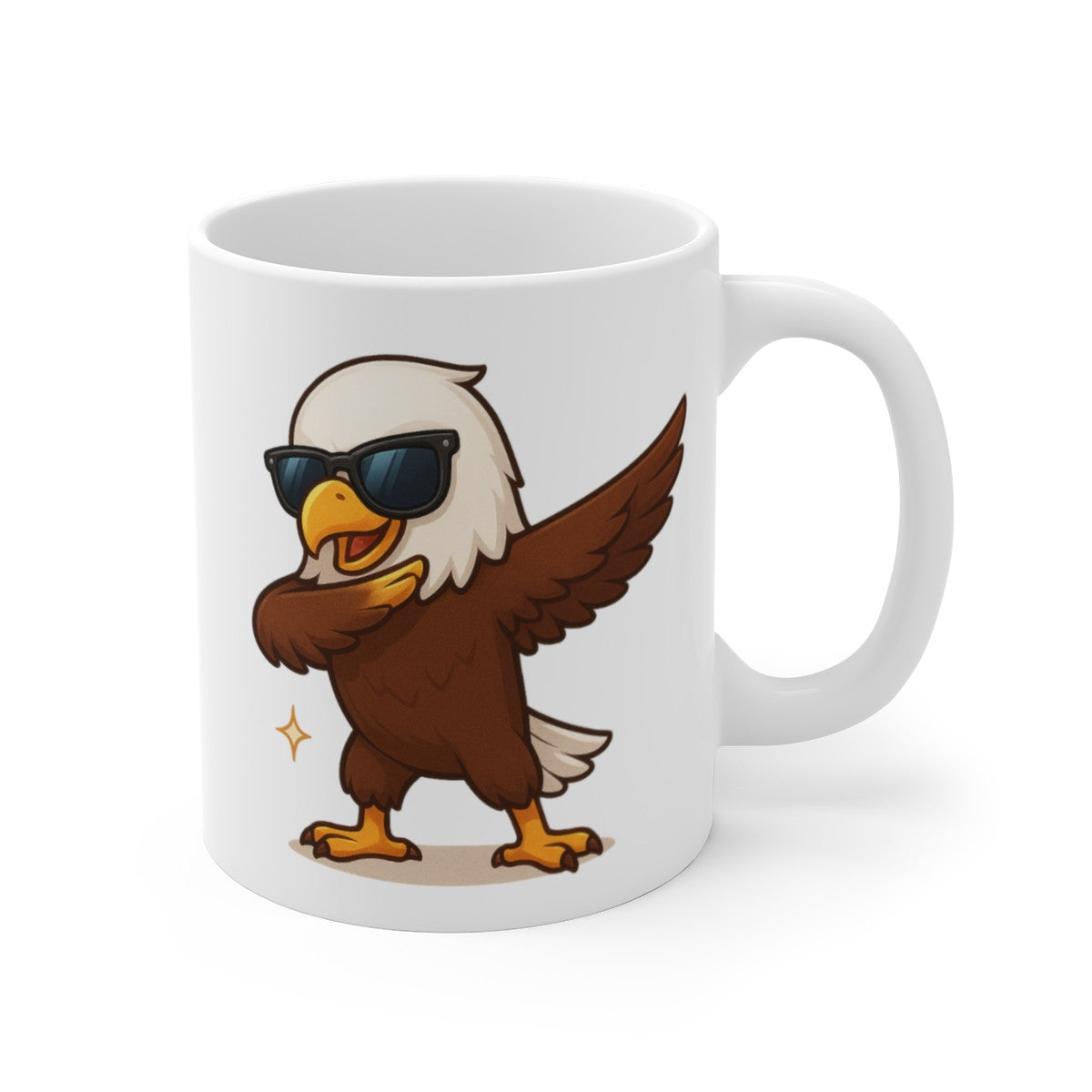Tasse Aigle Rigolo Mug Aigle Dab Stylé  Cadeau Original Oiseau Rapace