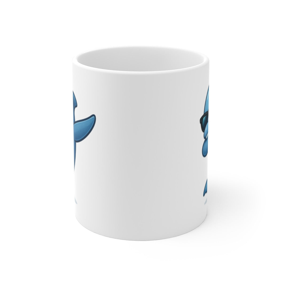 Tasse Dauphin Amusant – Mug Cartoon Dab – Cadeau Original Fan de Mer et Océan