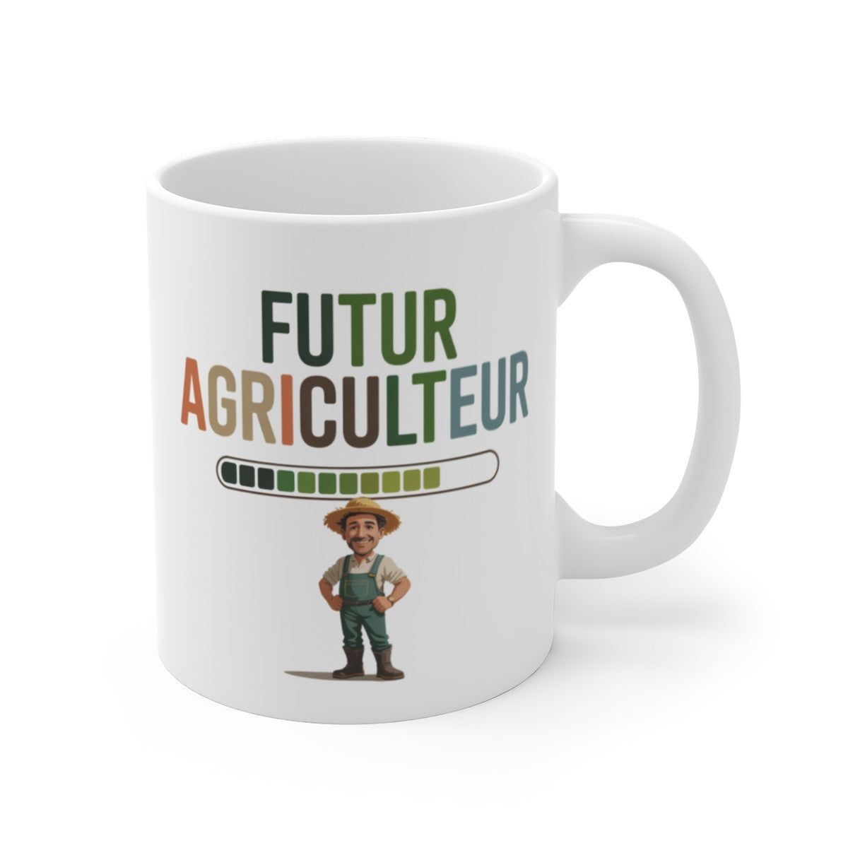 Tasse Futur Agriculteur Homme – Mug Étudiant Agricole 325ml – Cadeau Métier Passion Fermier