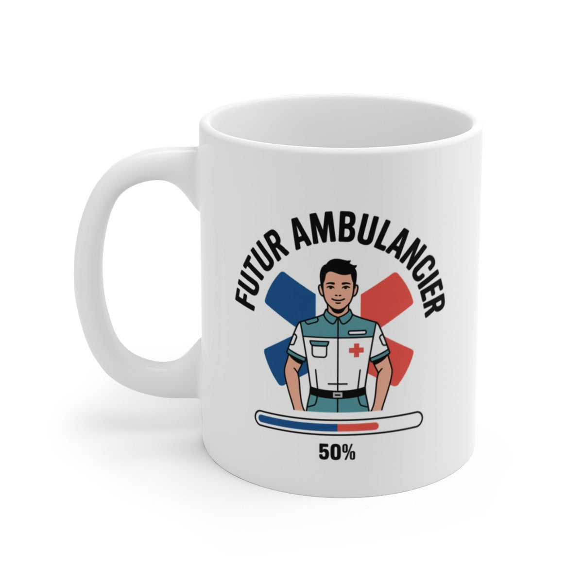 Tasse Futur Ambulancier Garçon – Mug Secouriste 325ml – Cadeau Métier Urgence Homme Jeune