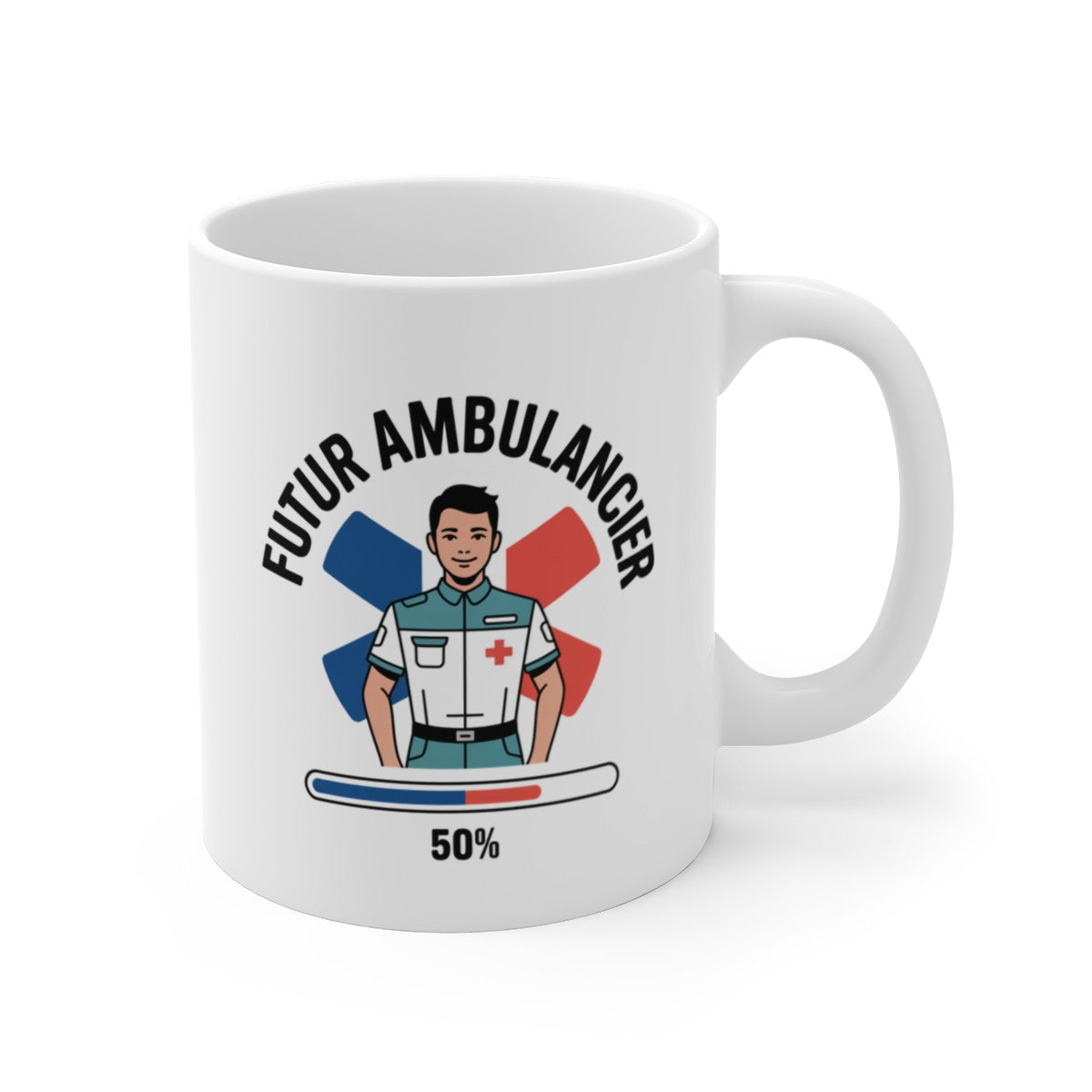 Tasse Futur Ambulancier Garçon – Mug Secouriste 325ml – Cadeau Métier Urgence Homme Jeune