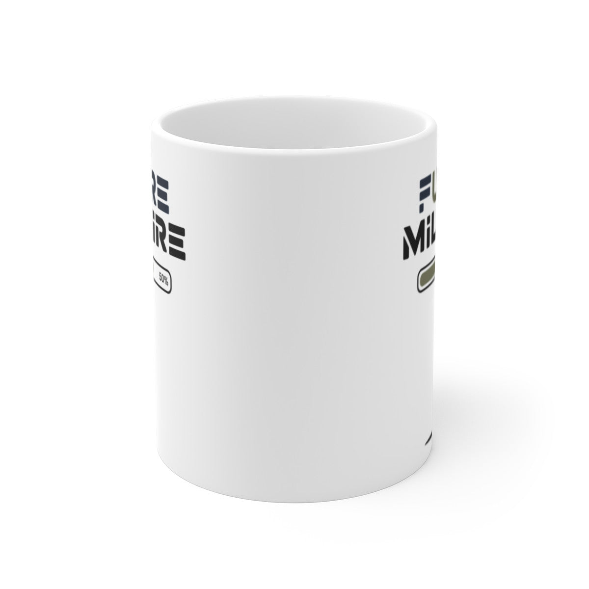 Tasse Future Militaire Fille – Mug Métier Armée 325ml – Cadeau Motivation Jeune Femme Soldat