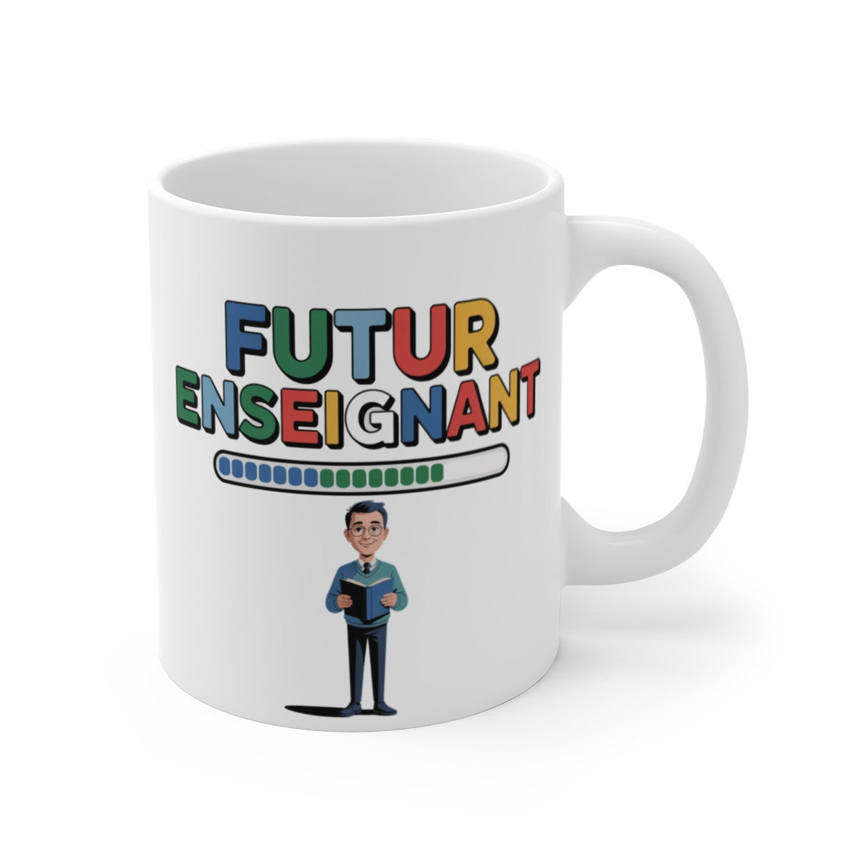 Tasse Futur Enseignant Garçon – Mug Métier Professeur 325ml – Cadeau Vocation École Savoir Jeune Homme