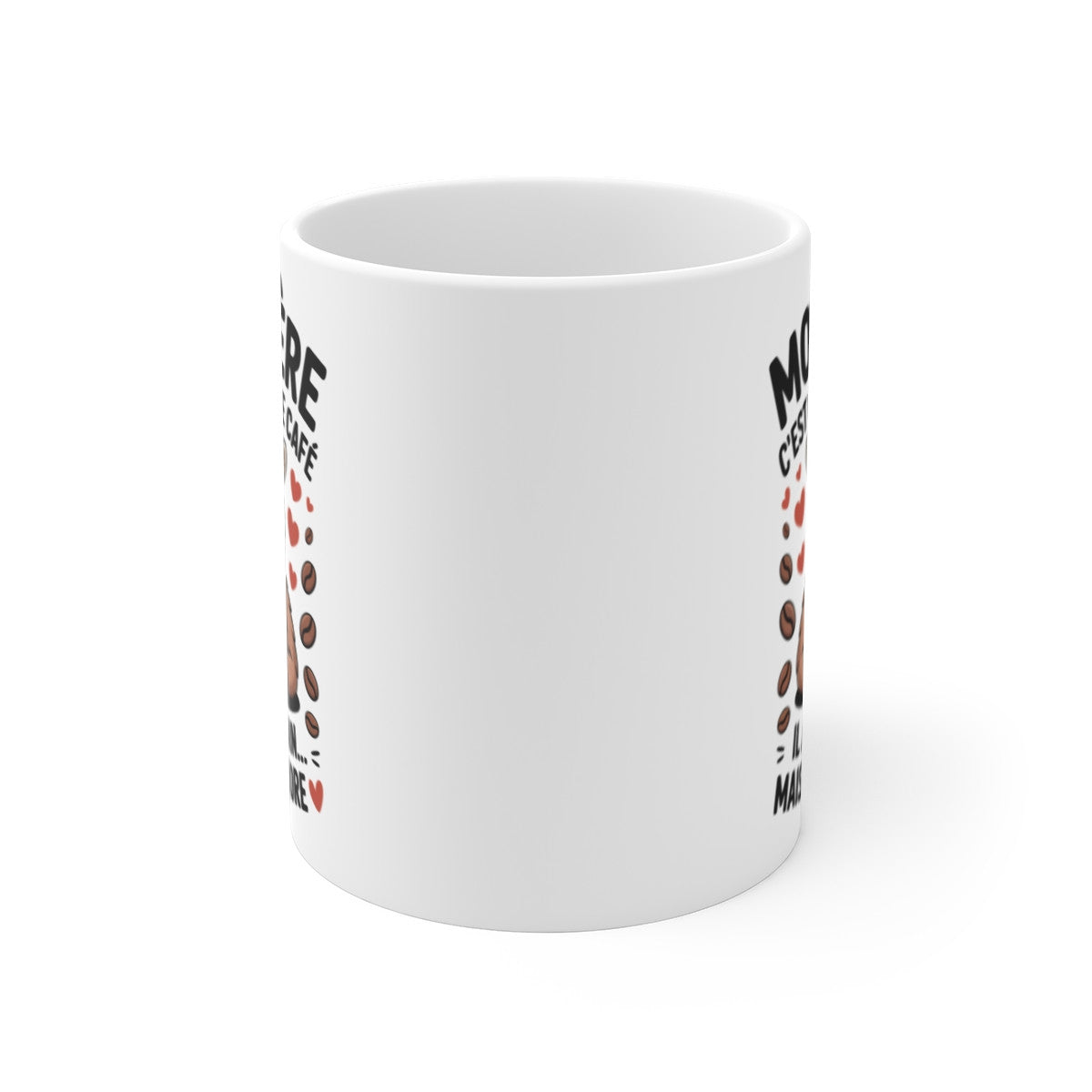 Tasse Humour Papa – Mug Café Père Drôle 325ml – Cadeau Lama Grain Fête des Pères Original