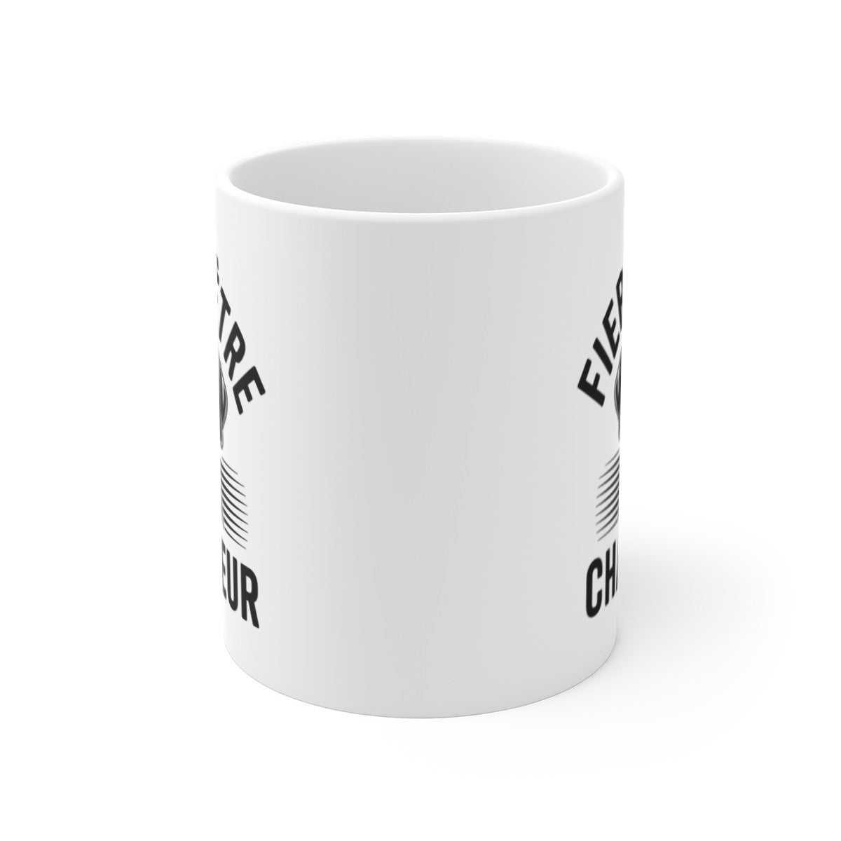 Tasse Chasseur avec Chien Noir – Mug Passion Chasse Cynophile – Cadeau Gibier Forêt 325ml