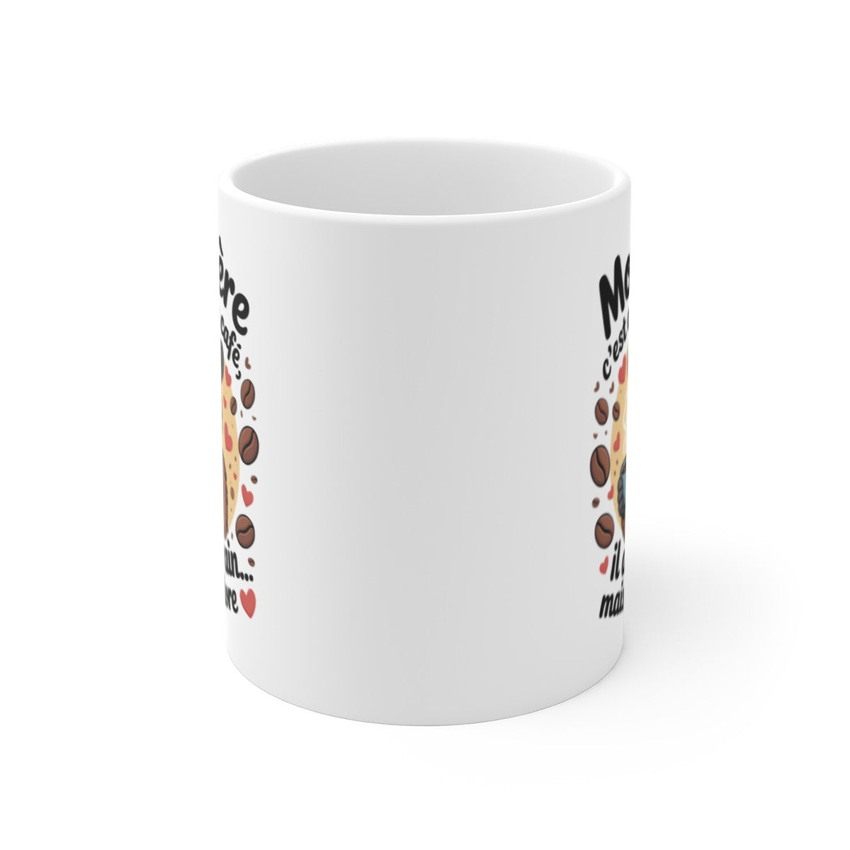 Tasse Humour Frère – Mug Lama Mignon Café Grain d’Amour – Cadeau Original et Drôle 325ml