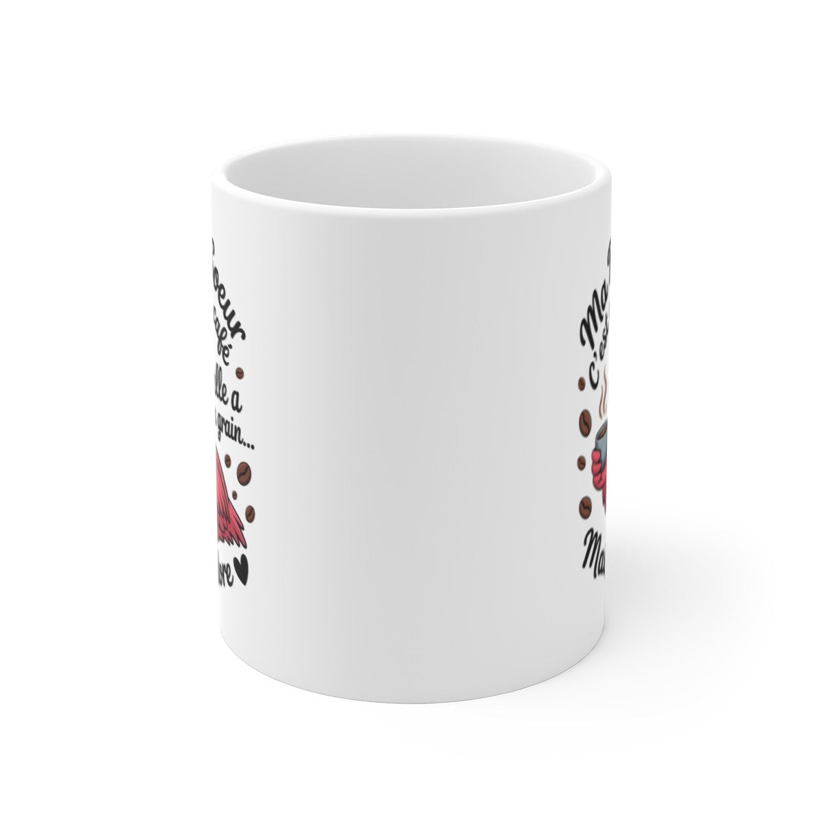 Tasse Belle-Sœur Humoristique – Mug Flamant Rose et Café – Cadeau Original Femme Famille Drôle 325ml