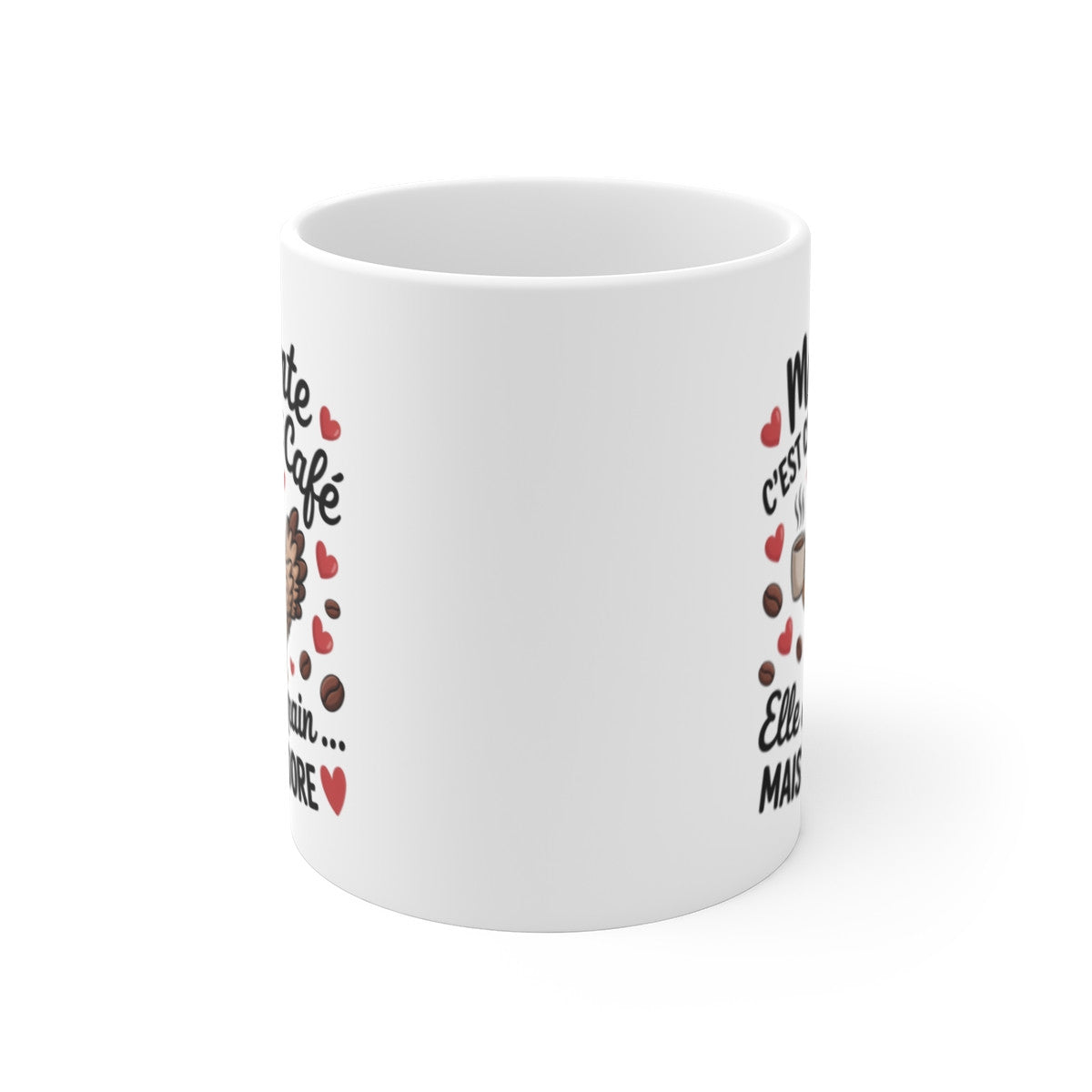 Tasse Ma Tante Poule – Mug Drôle et Mignon Café – Cadeau Original Femme Famille 325ml