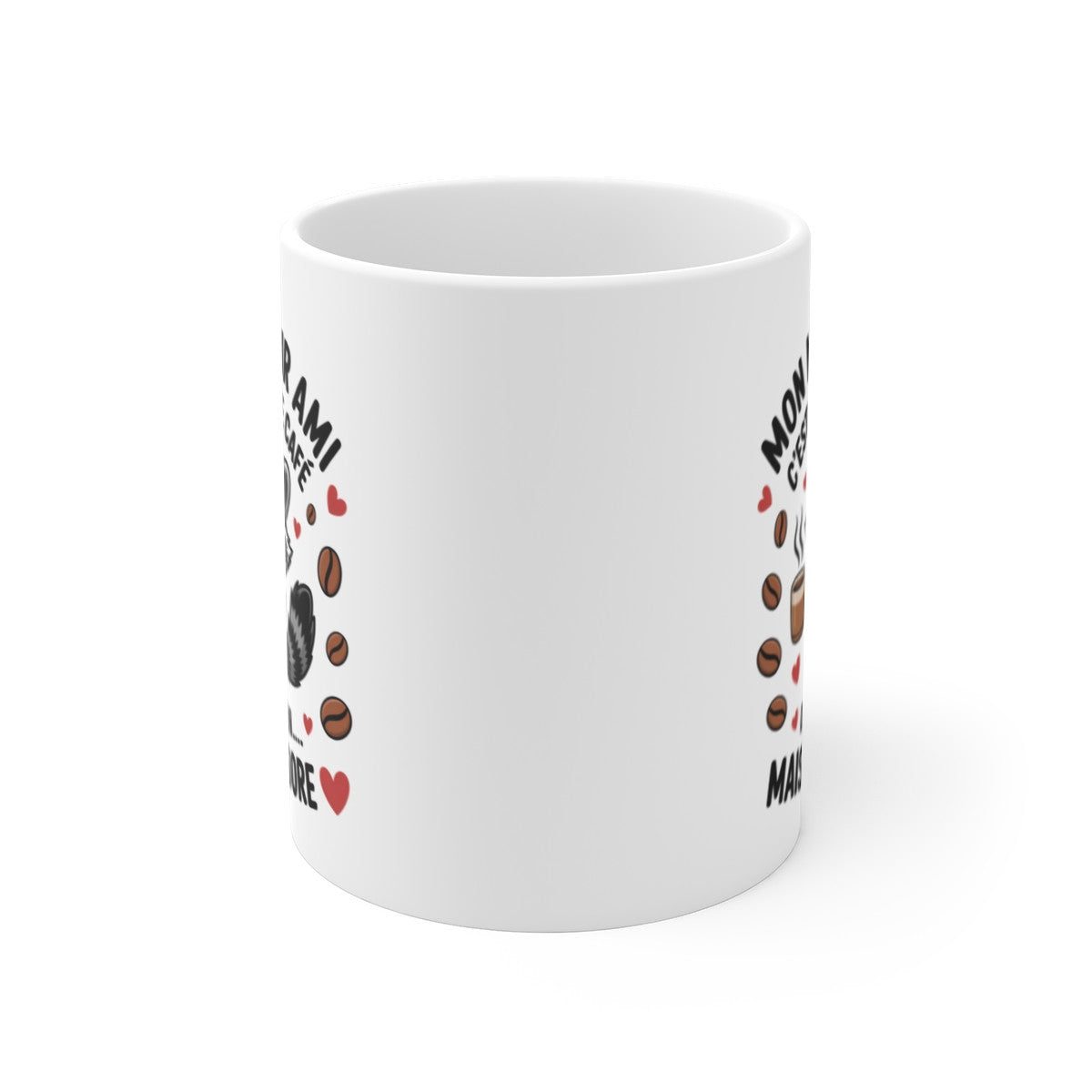 Tasse Mon Meilleur Ami Raton – Mug Drôle Café Amis – Cadeau Humour Complice Original 325ml