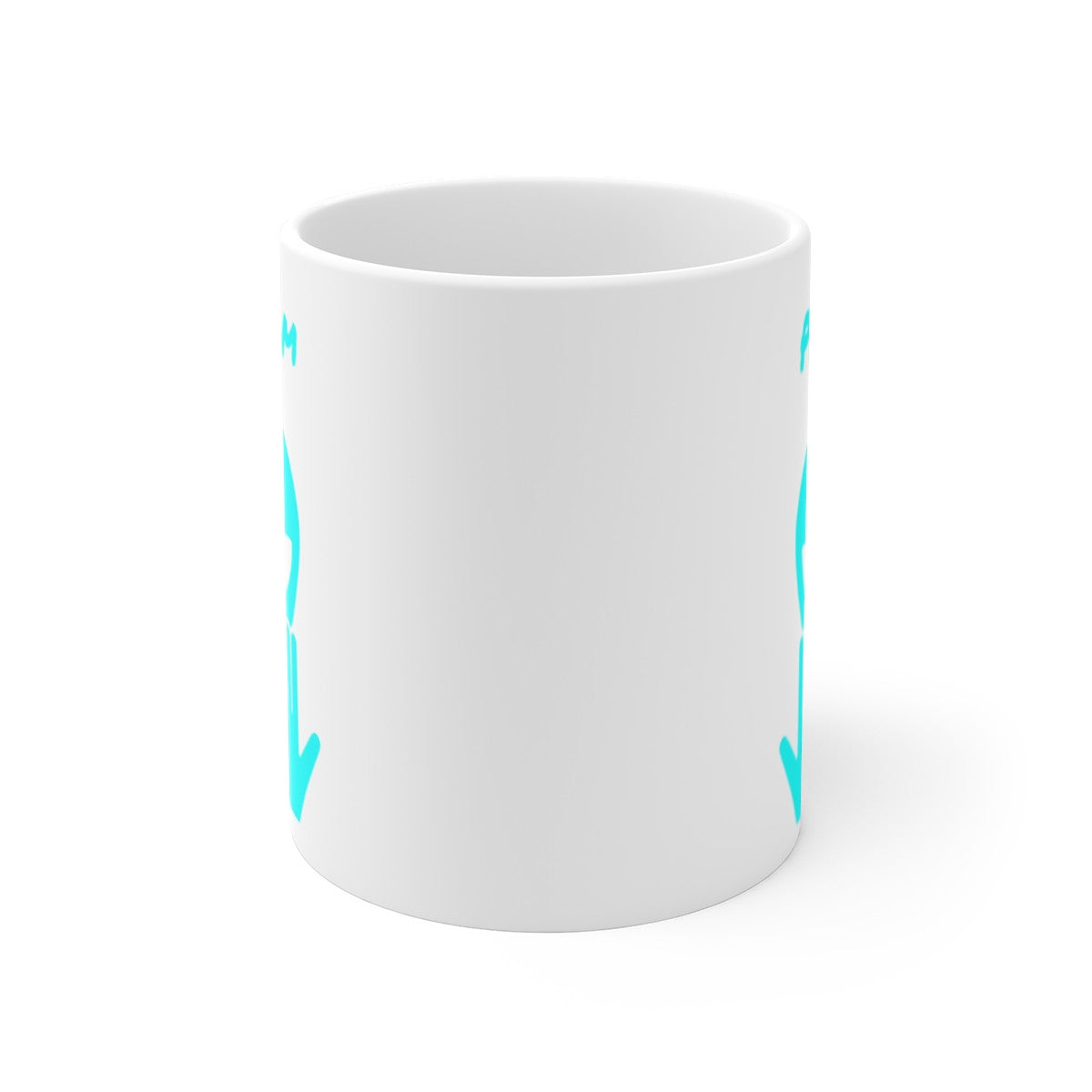 Mug Alien Personnalisé avec Prénom Bleu Tasse Humour OVNI Signe Jul Cadeau Drôle et Original