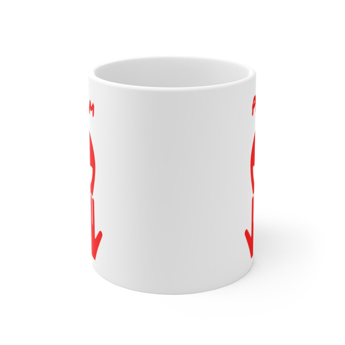 Mug Alien Personnalisé avec Prénom Tasse Humour OVNI Rouge Signe Jul Cadeau Drôle et Original