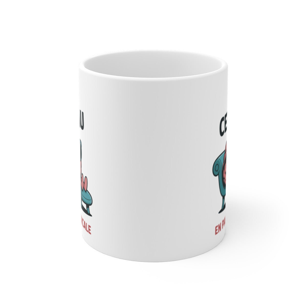 Tasse Mon Cerveau en Pause Syndicale – Mug Humour Fatigue Cérébrale – Idée Cadeau Fun Bureau ou Maison 325ml
