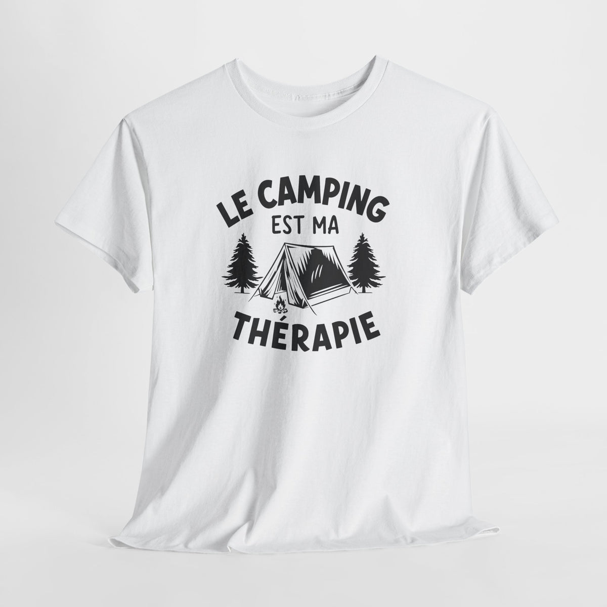 Tee Shirt Camping Homme Femme – Humour Campeur Plein Air Nature – Idée Cadeau Passion Camping Tente Randonnée