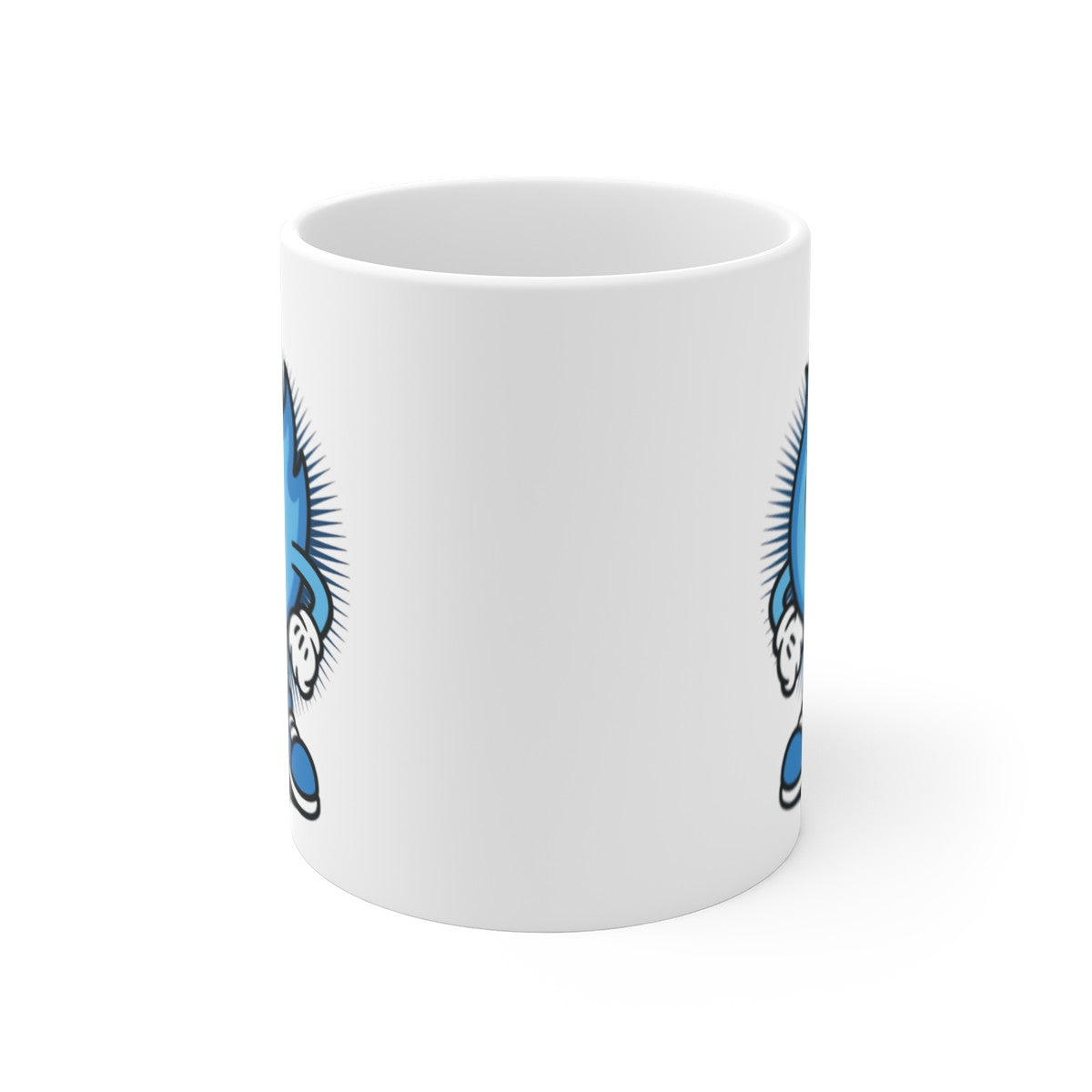 Tasse Flamme Bleue Rigolote – Mug Cartoon Cool Design Personnage – Cadeau Fun Pop Culture 325ml
