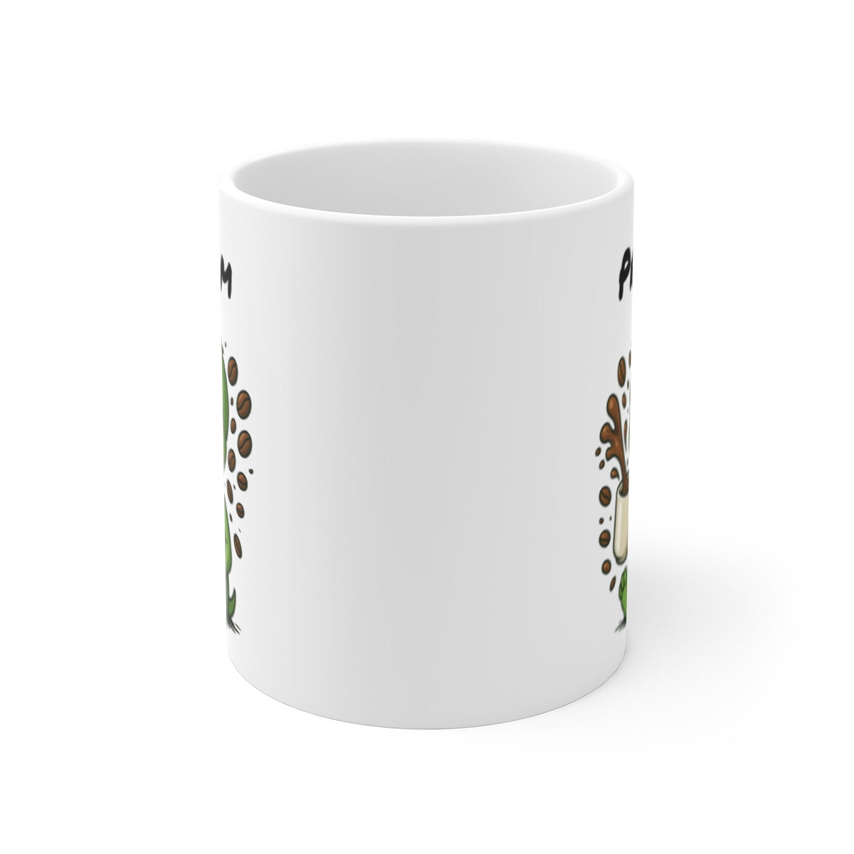 Tasse Personnalisable Alien Vert Café – Mug Extraterrestre avec Prénom – Cadeau Geek Drôle 325ml