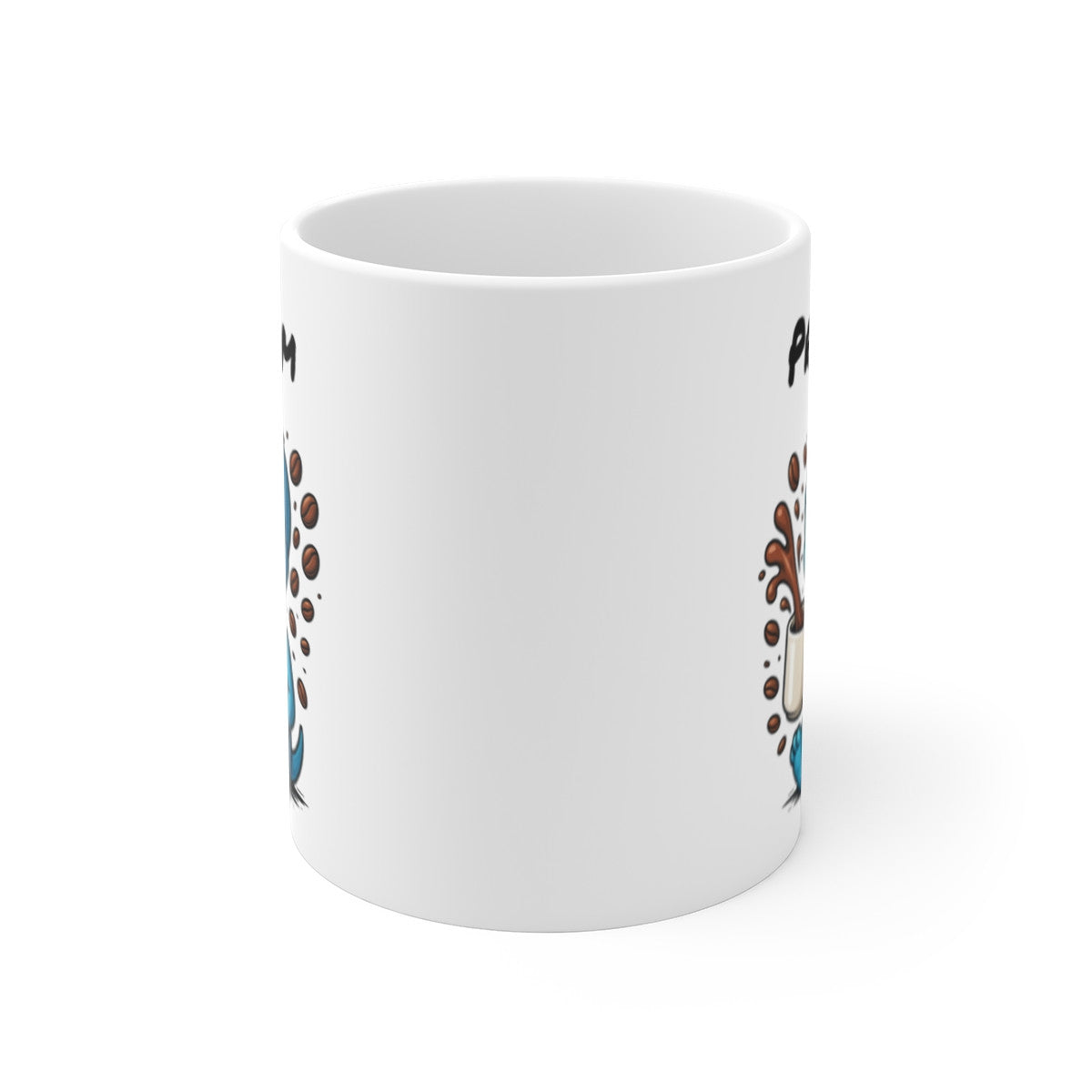 Tasse Personnalisable Alien Bleu Café – Mug Cartoon avec Prénom – Cadeau Fun Geek Céramique 325ml