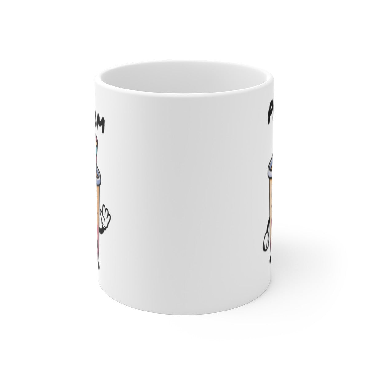 Tasse Personnalisable Bubble Tea Mignon – Mug Boba Cartoon avec Prénom – Cadeau Fun et Gourmand 325ml