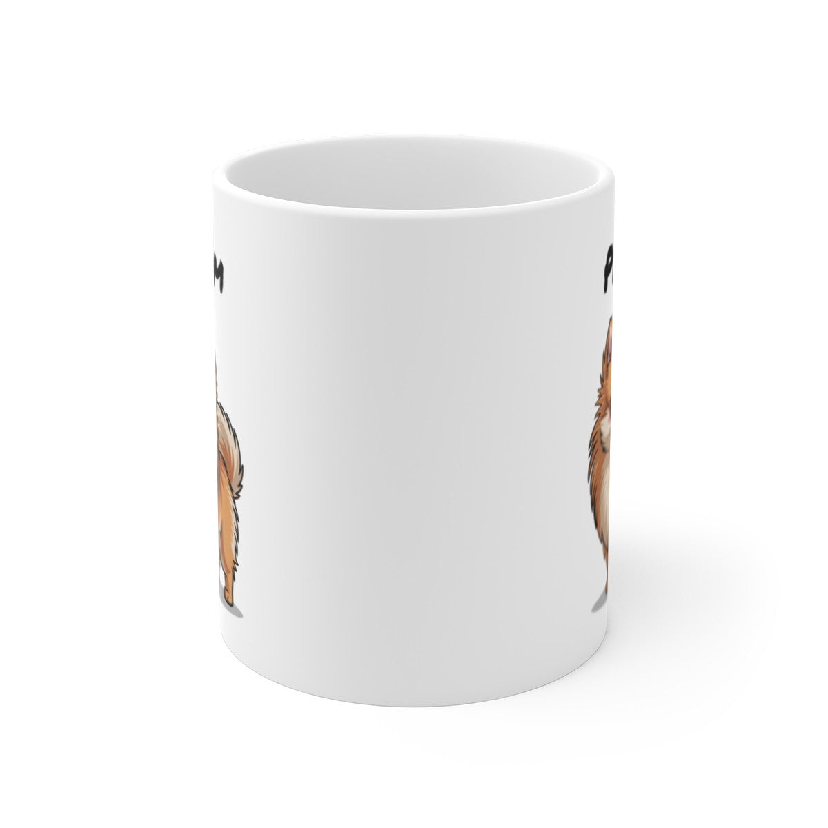 Tasse Personnalisable Chien Pomeranian – Mug Spitz Nain Mignon avec Prénom – Cadeau Fan de Chiens 325ml