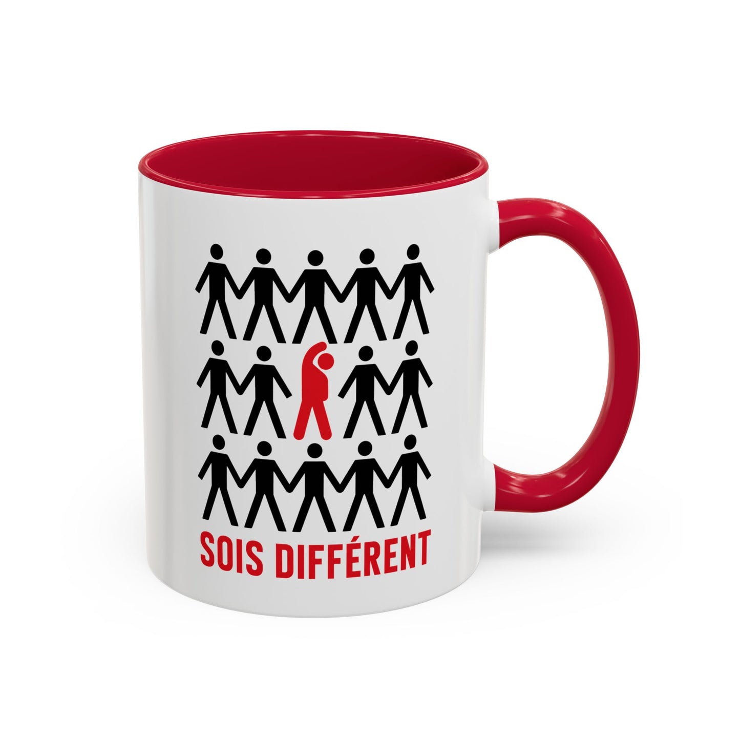 Mug Motivation Originalité – Tasse Inspirante Développement Personnel – Cadeau Positif Homme et Femme Noir Bleu Rouge