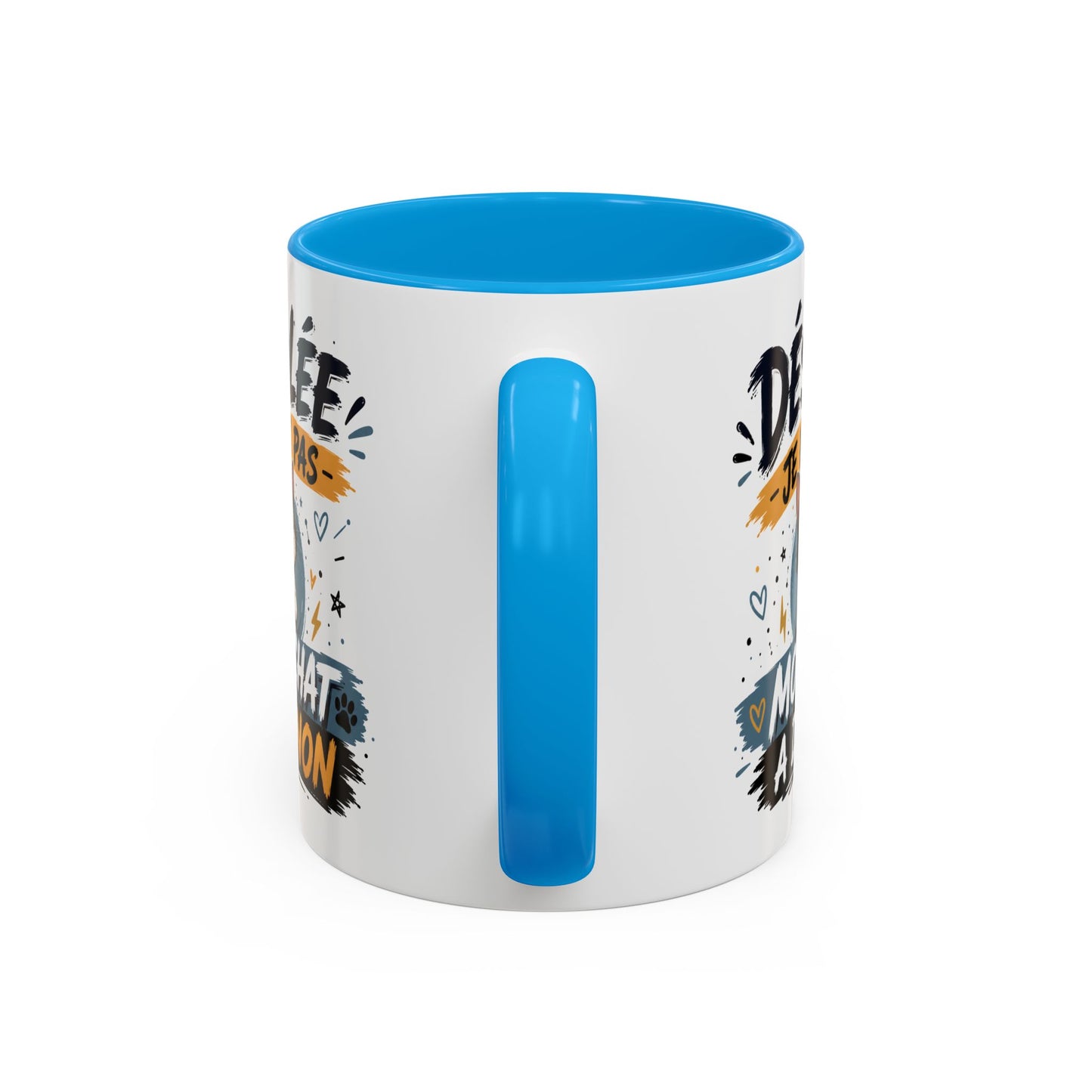 Tasse Désolée Je Peux Pas Mon Chat A Dit Non – Mug Humour Chat Mignon – Cadeau Amoureux des Chats 325ml