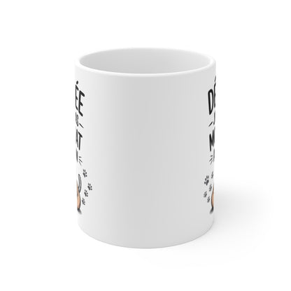 Tasse Chat Humoristique – “Mon Chat a dit Non” – Cadeau Femme Fan de Chats
