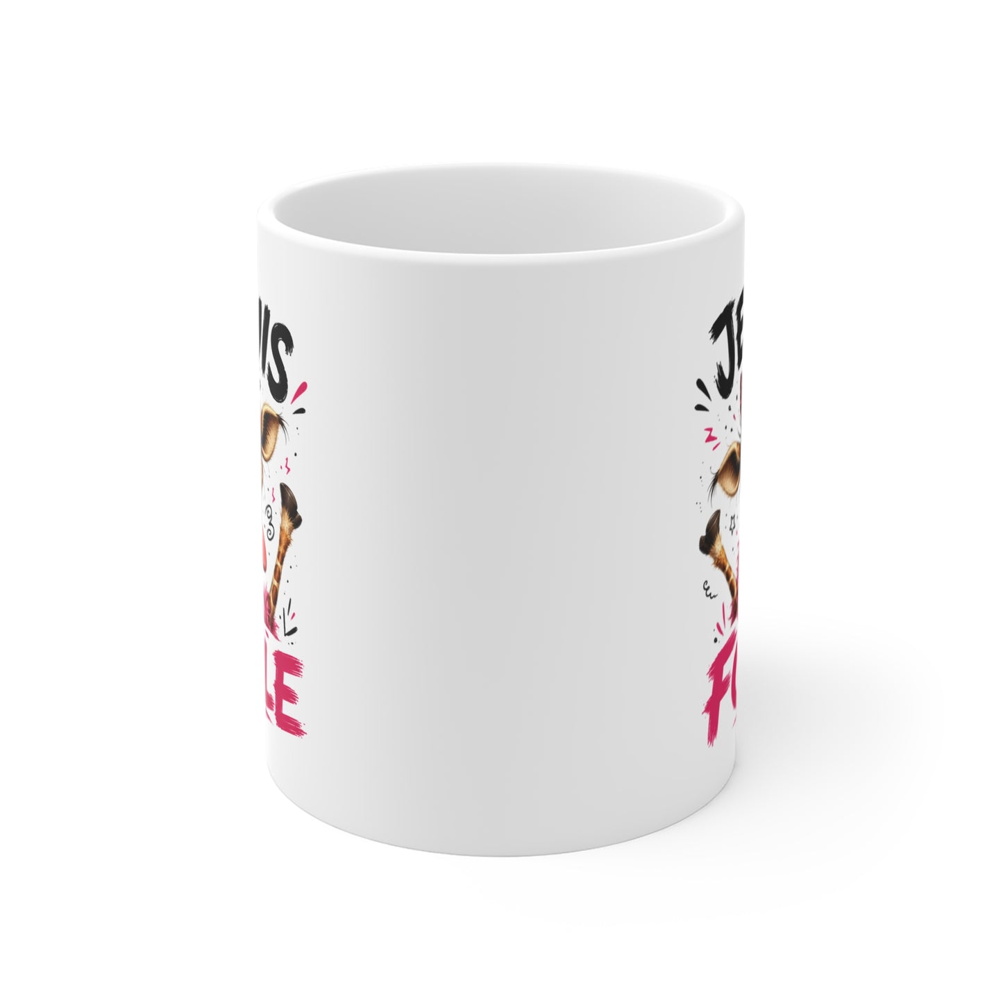 Tasse Je Suis Une Folle – Mug Humour Femme avec Girafe Délirante – Cadeau Drôle Femme 325ml