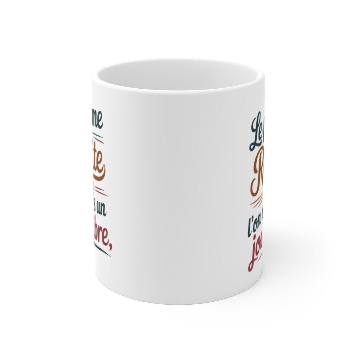 Mug Retraite Humoristique – “Jamais un Jour de Libre” – Cadeau Retraité Drôle – Tasse Céramique 325ml