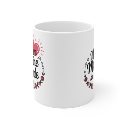 Mug Marraine Exceptionnelle – “Meilleure Marraine du Monde” – Design Cœur & Fleurs – Tasse Céramique 325ml