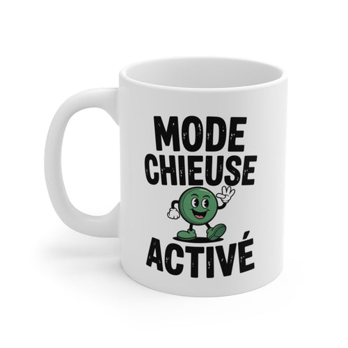 Mug Mode Chieuse – Olive Rigolote – Phrase Drôle et Décomplexée – Tasse Céramique 325ml