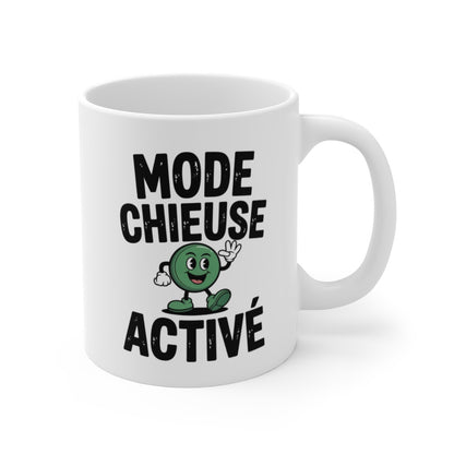 Mug Mode Chieuse – Olive Rigolote – Phrase Drôle et Décomplexée – Tasse Céramique 325ml