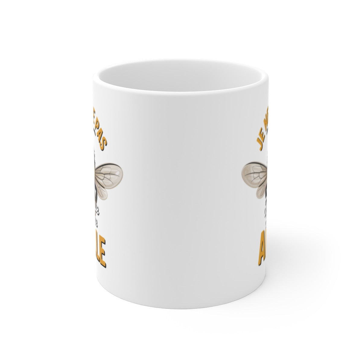 Mug Abeille Drôle – “Je ne ronfle pas, je rêve que je suis une abeille” – Tasse Céramique Mignonne 325ml