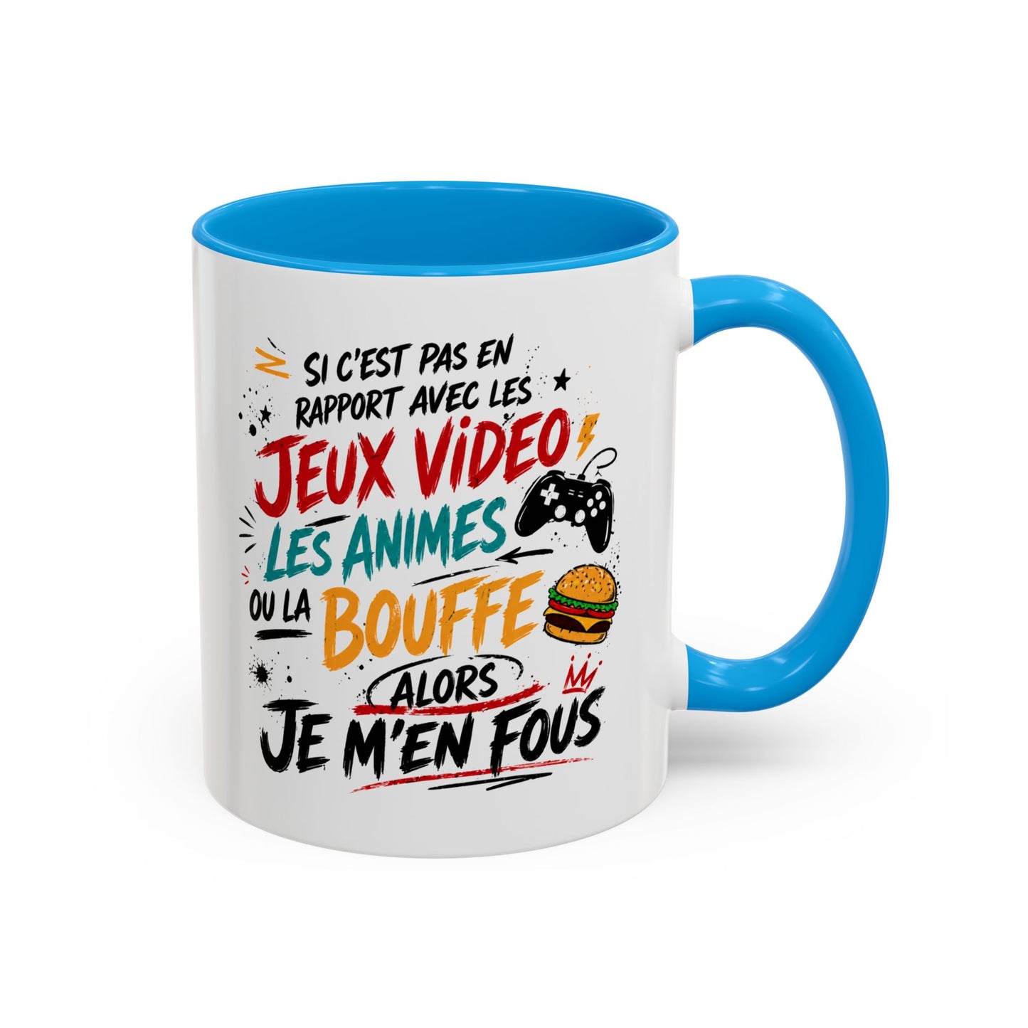 Mug Gamer Homme Humour – Tasse Jeux Vidéo Animés Bouffe – Cadeau Geek Original Gaming 325ml