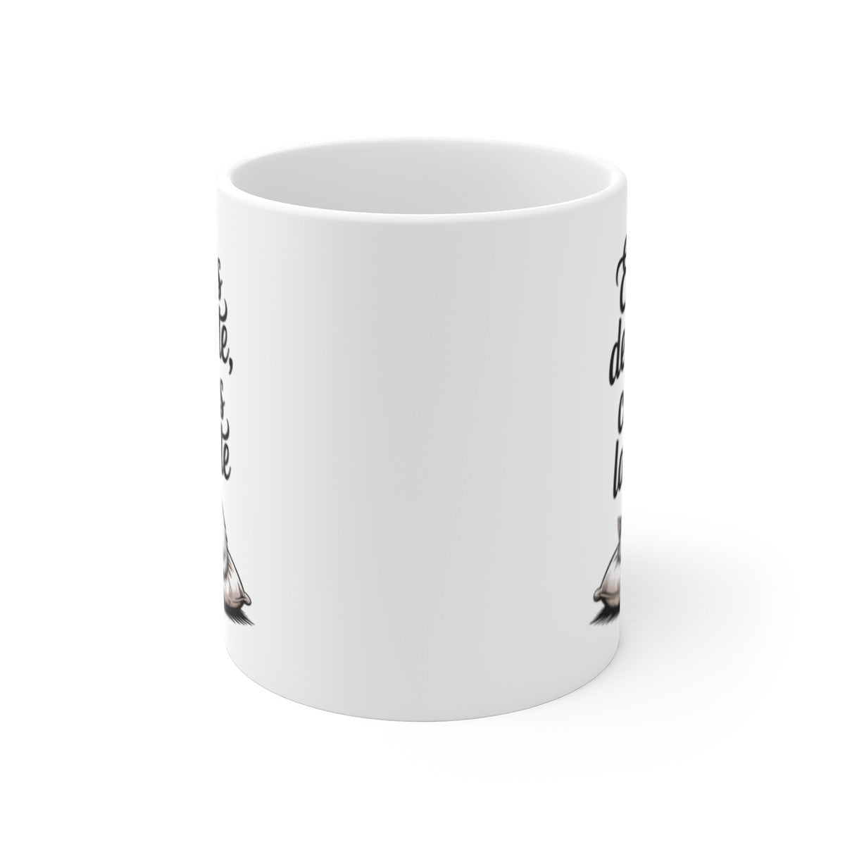 Mug Chat Sieste – “En Cas de Doute, Choisis la Sieste” – Détente et Douceur – Tasse Céramique 325ml